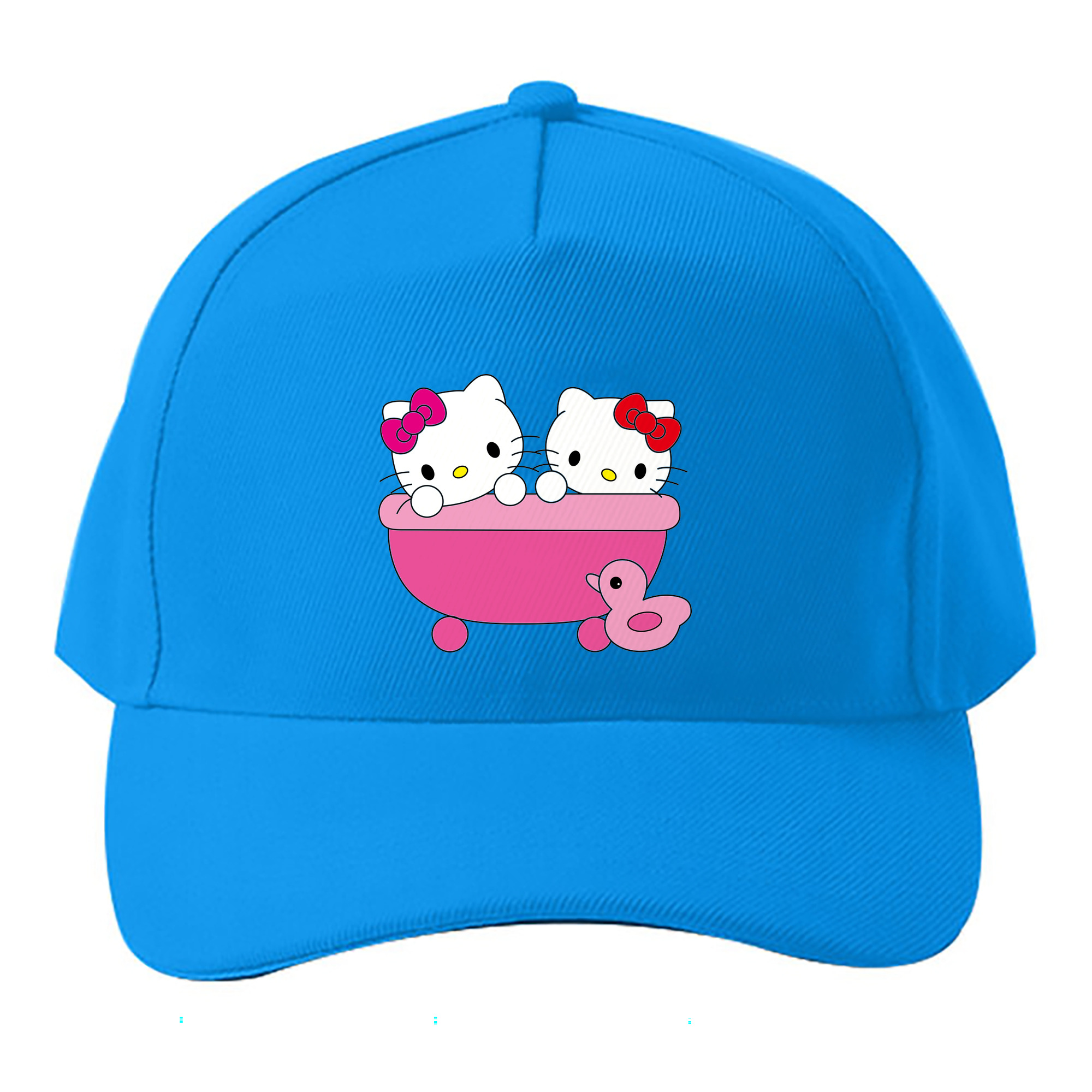 （画像用） Hello Kitty ハローキティ ベースボールキャップ 綿100％ 男女兼用 帽子 スポーツ